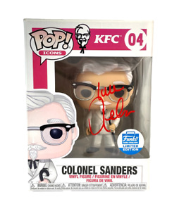 Reba McEntire Signed Autograph Funko Pop 04 KFC Colonel Sanders w/ JSA COA