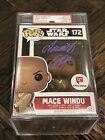 SAMUEL L JACKSON SIGNED STAR WARS MACE WINDU #172 FUNKO POP PSA Authentic Encase