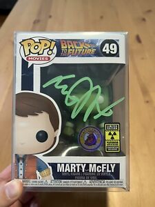 Funko Pop! Back to the Future - Marty McFly Plutonium GITD LE 3k PCS - SIGNED