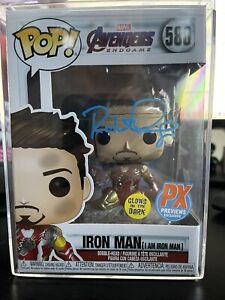 Funko Pop! Marvel - I am Iron Man SIGNED by Robert Downey Jr. (RDJ) (SWAU COA)