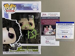 Johnny Depp Signed EDWARD SCISSORHANDS Funko Pop #979 JSA COA PSA/DNA AUTO