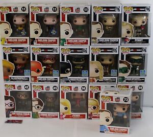 Huge Lot of 16 Big Bang Theory Funko Pop! Figures- Leonard, Penny, Sheldon +More