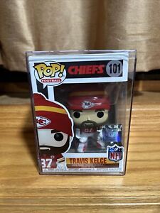 Travis Kelce Funko Pop #101. Vaulted and In EXCELLENT CONDITION.  Chiefs w/case