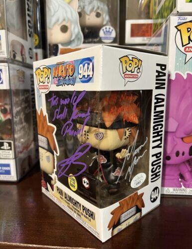 Pain Funko Pop 1st Dual signed by Troy Baker and Matthew Mercer