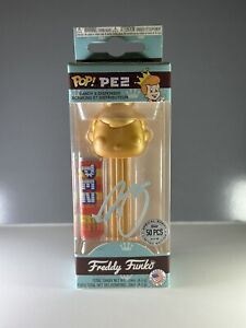 Funko POP! PEZ Dispenser Freddy Funko Gold LE 50 RARE  2018