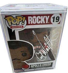 Apollo Creed Signed JSA Carl Weathers funko pop 19 Rocky