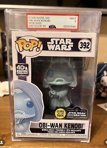 Funko Pop! Obi Wan Kenobi - Star Wars Celebration LE3000 392 - PSA Graded MINT 9