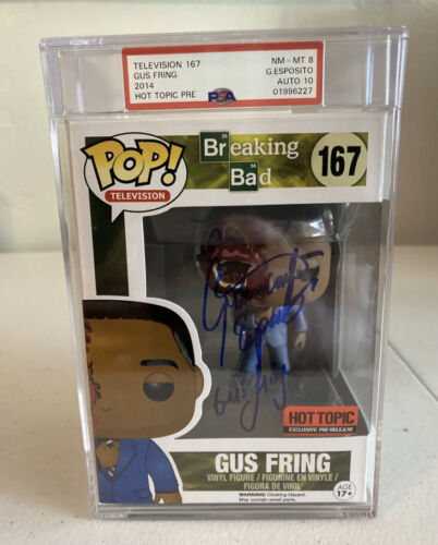 Breaking Bad #167 Dead Gus Fring Graded PSA Auto 10 Signed RARE!