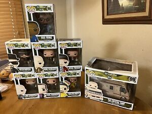 Breaking Bad Funko Pop Lot. 159,160,162-166 and The Crystal Ship