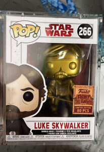 Star Wars Luke SkyWalker Funko Pop Tiki Fundays 2019 ONLY 80 MADE