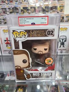 Funko POP 02 Game of Thrones Headless Ned Stark 2013 SDCC PSA 8.5