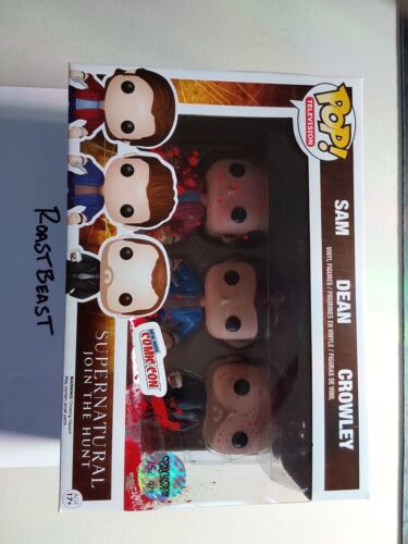 Funko Pop! - Supernatural NYCC Exclusive Sam Dean & Crowley (Bloody) 1 of 275 LE