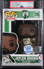 2024 Jaylen Brown Basketball 176 White Jersey Funko Pop! Shop Exclusive PSA 10