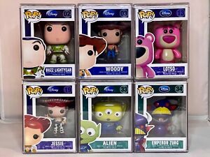 Funko Pop! Toy Story Set - Buzz 02 Woody 03 Lotso 13 Jessie 19 Alien 33 Zurg 34