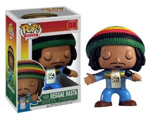 Funko POP! Rocks Reggae Rasta #08 Rare Vaulted 100% Authentic NEW