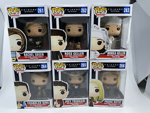 Funko Pop Friends WAVE 1 COMPLETE SET OF 6! Rachel Ross Monica Chandler Joey