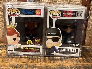 Funko Pop Bundle Jax Teller Convention Exclusive 112 And Freddy As Darth Maul