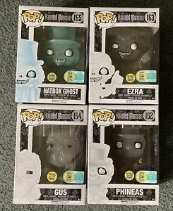 Funko Pop! SDCC Disney Haunted Mansion complete set Ezra Phineas Gus HatboxGhost