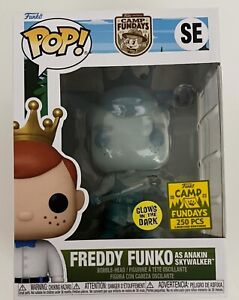 Funko Pop Freddy Funko As Anakin Skywalker Glow In The Dark 2023 Fundays LE 250