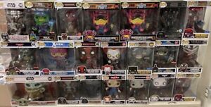 Huge Lot of (100+) Jumbo Funko Pop! Vinyl Figures Horror Marvel MIB