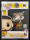 Stephen Curry Signed Golden State Warriors Funko Pop #95 AUTO JSA COA SWAU Holo