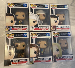 Funko Pop Friends WAVE 1 COMPLETE SET MINT Rachel Ross Monica Chandler Joey