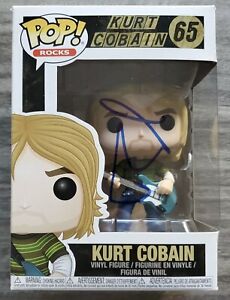 Dave Grohl Autographed Kurt Cobain Funko POP! Figure 65 Nirvana Foo Fighters Sig