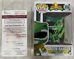 Funko Pop! Green Ranger 360 Signed Jason David Frank JSA With Sticker