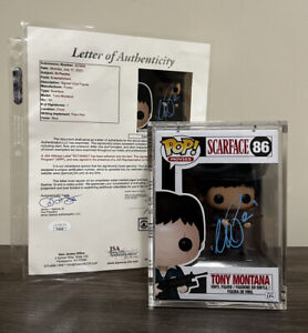 JSA WIT COA LOA Al Pacino Signed Funko Pop Movies Scarface Tony Montana WIN SWAP