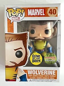 NEW FUNKO POP! MARVEL UNMASKED WOLVERINE #40 GLOW FIGURE TOYTASTIK EXCLUSIVE