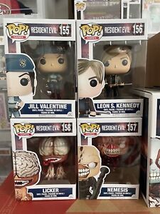 FUNKO POP Resident Evil Vaulted Complete 7 Piece Set Jill Leon Nemesis Tyrant