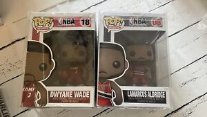 Dwayne Wade Funko POP! #18 (2013) SUPER RARE! VAULTED.  bonus - lamarcus adridge