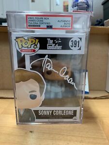 James Caan Signed Funko Pop PSA Slabbed Certified The Godfather Sonny Corleone