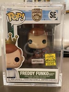 FUNKO FUNDAYS BOX OF FUN SDCC23 FREDDY FUNKO AS CAPTAIN AMERICA METALLIC LE 250