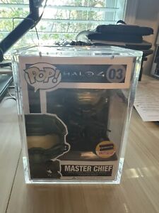 Gold Master Chief Funko Pop Halo 4 BlockBuster Exclusive 03