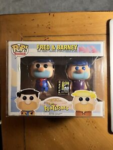 Funko Pop! The Flintstones Fred And Barney 2-Pack Blue Hair SDCC 2014 LE 480pcs