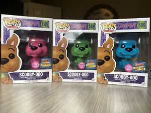 Funko Pop Scooby-doo flocked set