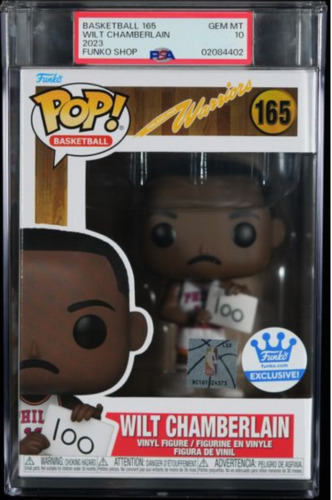 Wilt Chamberlain Basketball 165 Funko Pop! Shop Exclusive PSA 10 GEM MINT