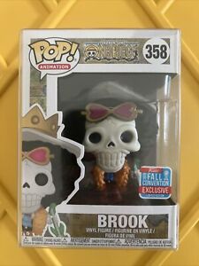 Funko Pop Shonen Jump One Piece Brook 358 2018 Fall Convention Exclusive