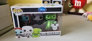 Funko Pop! Disney 2013 D23 Limited Edition - Jack, Sally & Oogie Metallic 3 Pack