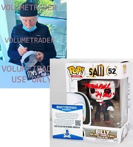 Tobin Bell Signed Autographed BILLY SAW Beckett Certified Funko Pop Beckett PSA