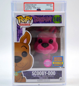 PSA Graded 8.5 NM-MT+ #149 Scooby-Doo Flocked PINK 1000pcs Funko Pop Saturday