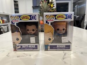 Funko Pop MTV Beavis and Butt-Head #40 and #41 Television With Protectors