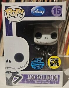 Funko Pop! Jack Skellington #15 Glow Winter Wonderland NYCC Toy Tokyo Exclusive