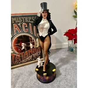 Sideshow DC Zatanna figure, limited 72/750, Statue original box, 1/4 scale