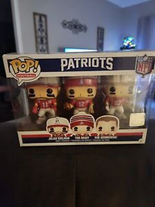 Funko Pop Football New England Patriots 3pk Edelman, Brady, Gronkowski