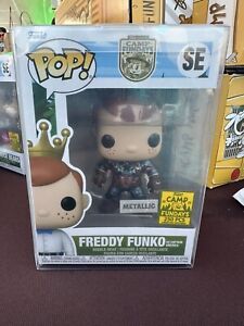 Funko Pop Camp Fundays 2023 Exclusive Metallic Freddy As Captain America LE 250