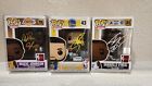 LOT OF 3 NBA AUTOGRAPHED FUNKO POP