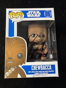 Peter Mayhew Signed Star Wars Chewbacca 06 Funko Pop - JSA XX40854