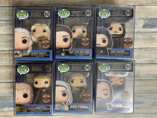 Funko Pop Game of Thrones Full Set Daenerys, Hound, Jon, Jamie, Arya, Jaqen